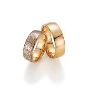 FISCHER Guld ringe med gravering