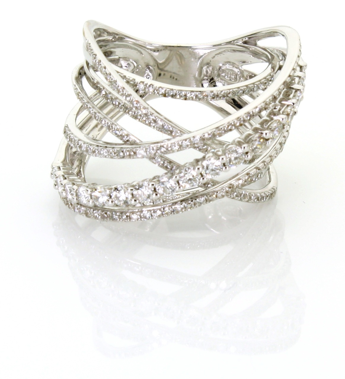 titanium ringe med brillanter.