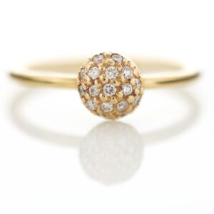 Ring med brillanter fra Ruben svart